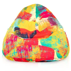 Poltrona Pouf Sacco a Pera XXL Drop - Tessuto Stampato Premium – vista 68