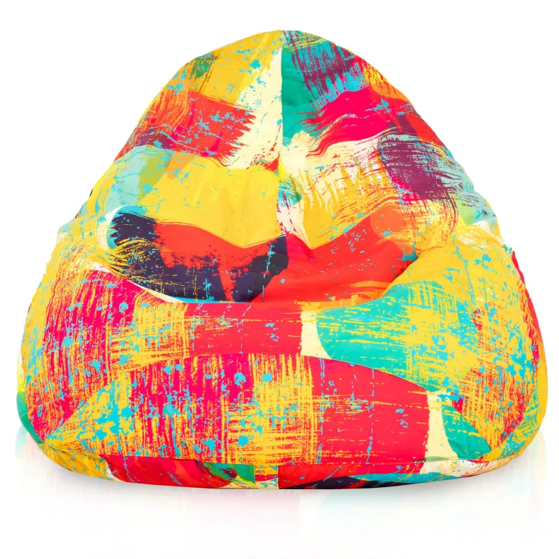 Poltrona Pouf Sacco a Pera XXL Drop - Tessuto Stampato Premium – vista 68