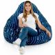 Pouf Poltrona Sacco XXL Marino Sfoderabile