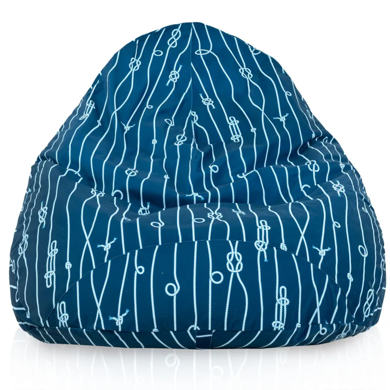 Poltrona Pouf Sacco a Pera XXL Drop - Tessuto Stampato Premium – vista 25