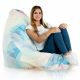 Pouf Poltrona Sacco XXL Astratto Pastello