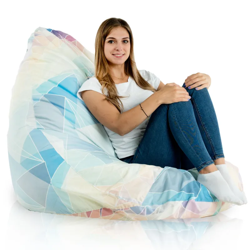 Poltrona Pouf Sacco a Pera XXL Drop - Tessuto Stampato Premium – vista 69