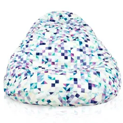 Poltrona Pouf Sacco a Pera XXL Drop - Tessuto Stampato Premium – vista 20