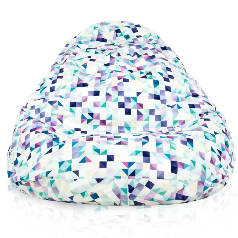 Poltrona Pouf Sacco a Pera XXL Drop - Tessuto Stampato Premium – vista 20
