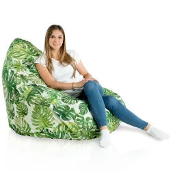 Poltrona Pouf Sacco a Pera XXL Drop - Tessuto Stampato Premium – vista 39