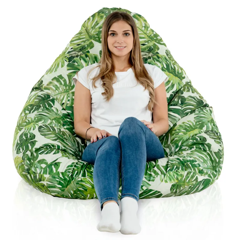 Poltrona Pouf Sacco a Pera XXL Drop - Tessuto Stampato Premium – vista 71