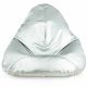 Pouf Poltrona Sacco XXL Argento
