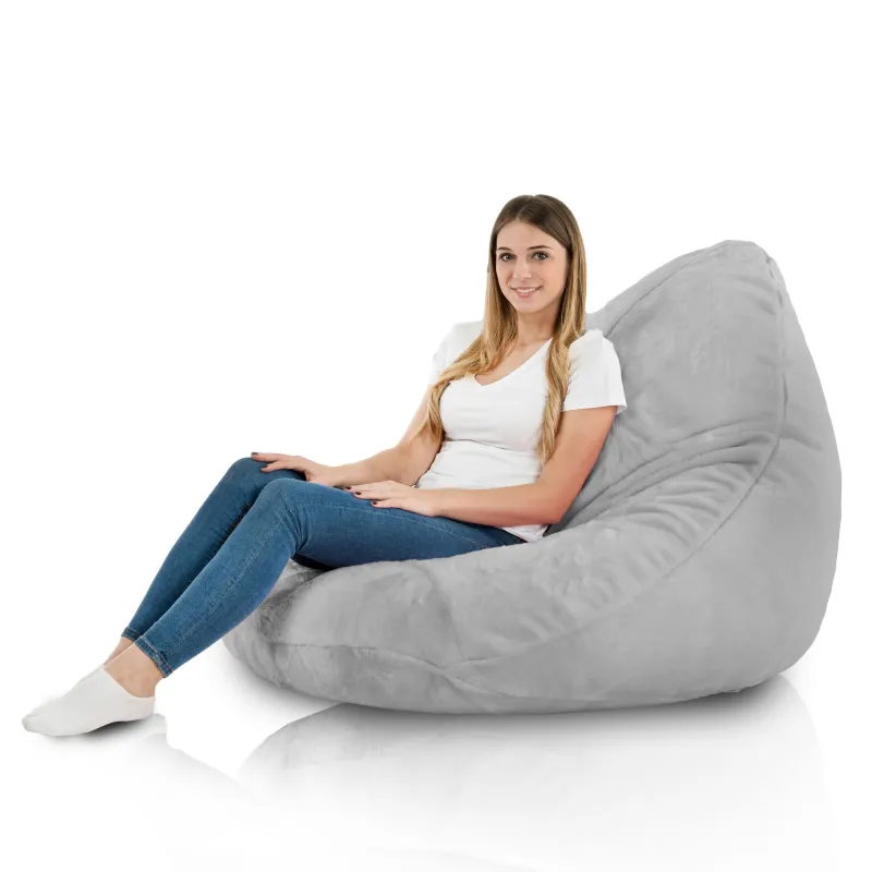Poltrona Pouf Sacco a Pera XXL Drop - Pelliccia Sintetica Yeti – vista 3
