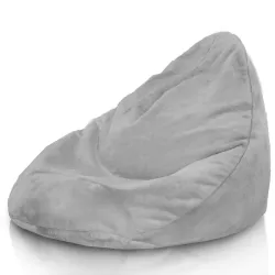 Poltrona Pouf Sacco a Pera XXL Drop - Pelliccia Sintetica Yeti