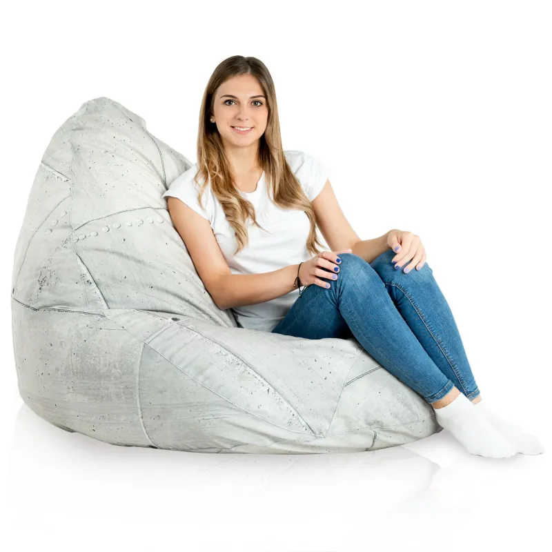 Poltrona Pouf Sacco a Pera XXL Drop - Tessuto Stampato Premium – vista 42