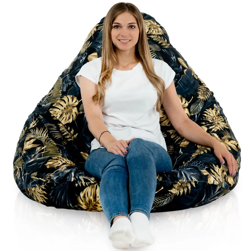 Poltrona Pouf Sacco a Pera XXL Drop - Tessuto Stampato Premium – vista 55