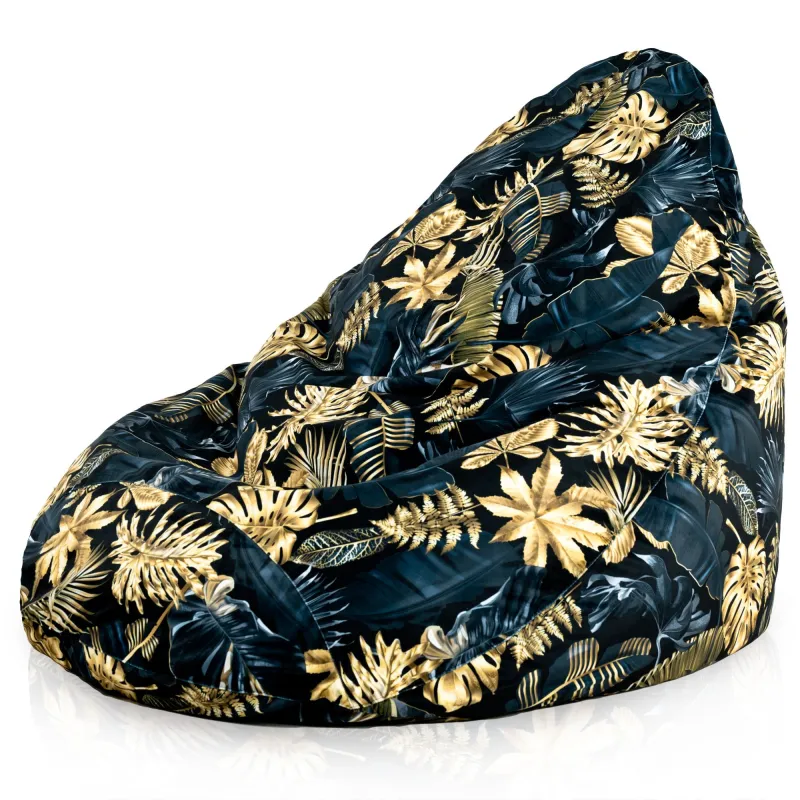 Poltrona Pouf Sacco a Pera XXL Drop - Tessuto Stampato Premium – vista 7