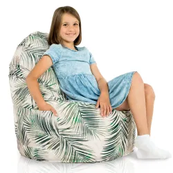 Poltrona Pouf Sacco Smart Porto - Tessuto Stampato Premium – vista 4