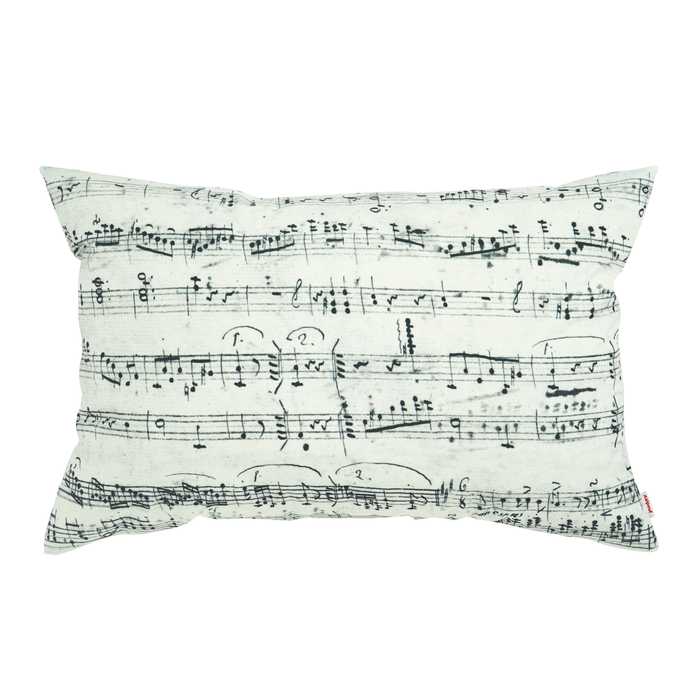 Cuscino rettangolare musica