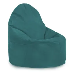 Poltrona Pouf Sacco Smart Porto - Velluto Soft