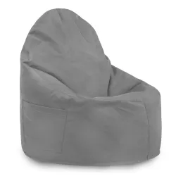 Poltrona Pouf Sacco Smart Porto - Velluto Soft