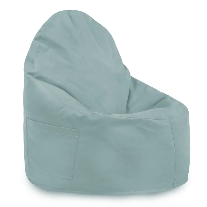 Poltrona Pouf Sacco Smart Porto - Velluto Soft – vista 5