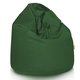 Pouf Sacco Poltrona Verde Scuro Velluto
