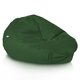 Pouf Sacco Poltrona XL Verde Scuro Velluto