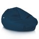 Pouf Sacco Poltrona XL Blu scuro Velluto