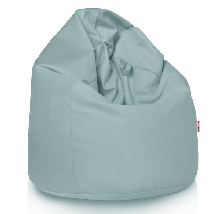 Pouf Sacco Poltrona XL Menta Velluto