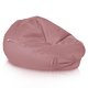 Pouf Sacco Poltrona XL Rosa Cipria Velluto
