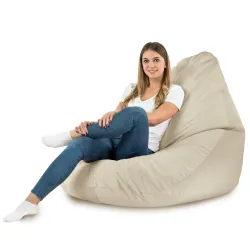 Perlato Pouf Poltrona Sacco XXL Morbido