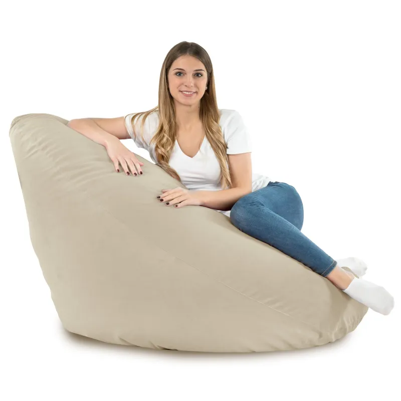 Perlato Pouf Poltrona Sacco XXL Morbido