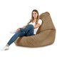 Beige Pouf Poltrona Sacco XXL Grande