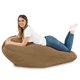 Beige Pouf Poltrona Sacco XXL Grande