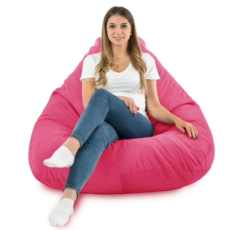 Poltrona Pouf Sacco a Pera XXL Drop - Velluto Soft – vista 70