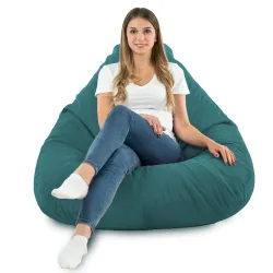 Poltrona Pouf Sacco a Pera XXL Drop - Velluto Soft – vista 74