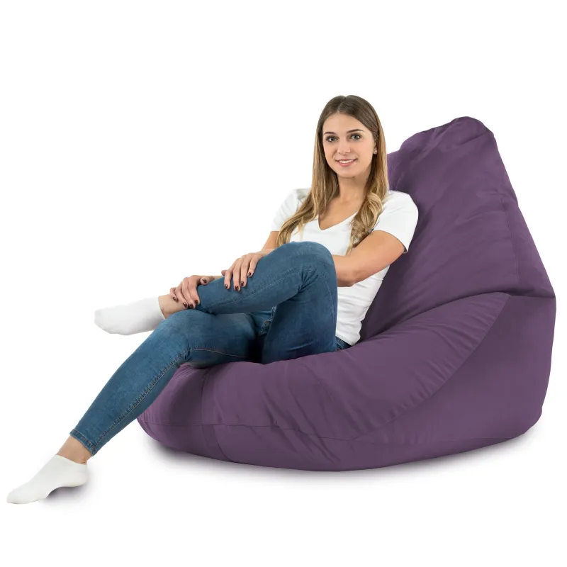 Poltrona Pouf Sacco a Pera XXL Drop - Velluto Soft – vista 35
