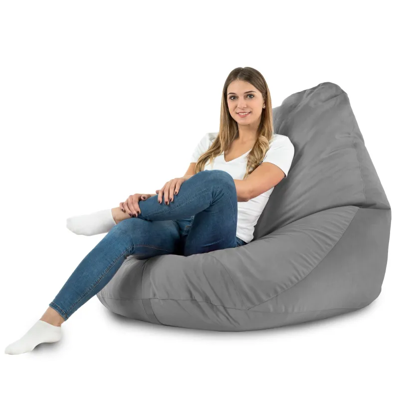 Poltrona Pouf Sacco a Pera XXL Drop - Velluto Soft – vista 36
