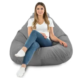 Poltrona Pouf Sacco a Pera XXL Drop - Velluto Soft – vista 76