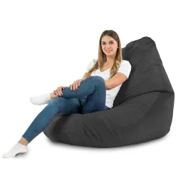 Poltrona Pouf Sacco a Pera XXL Drop - Velluto Soft – vista 37
