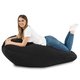 Nero Pouf Poltrona Sacco XXL Morbido