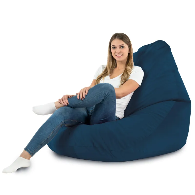 Poltrona Pouf Sacco a Pera XXL Drop - Velluto Soft – vista 40