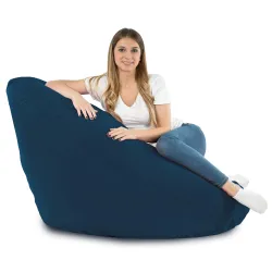 Poltrona Pouf Sacco a Pera XXL Drop - Velluto Soft – vista 60