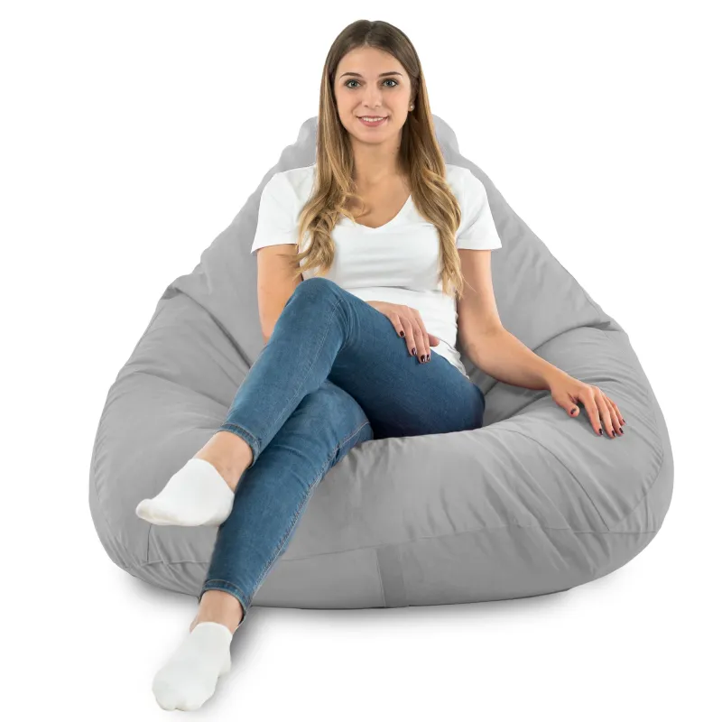 Poltrona Pouf Sacco a Pera XXL Drop - Velluto Soft – vista 61