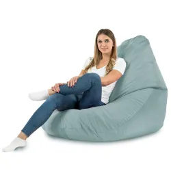 Poltrona Pouf Sacco a Pera XXL Drop - Velluto Soft – vista 23