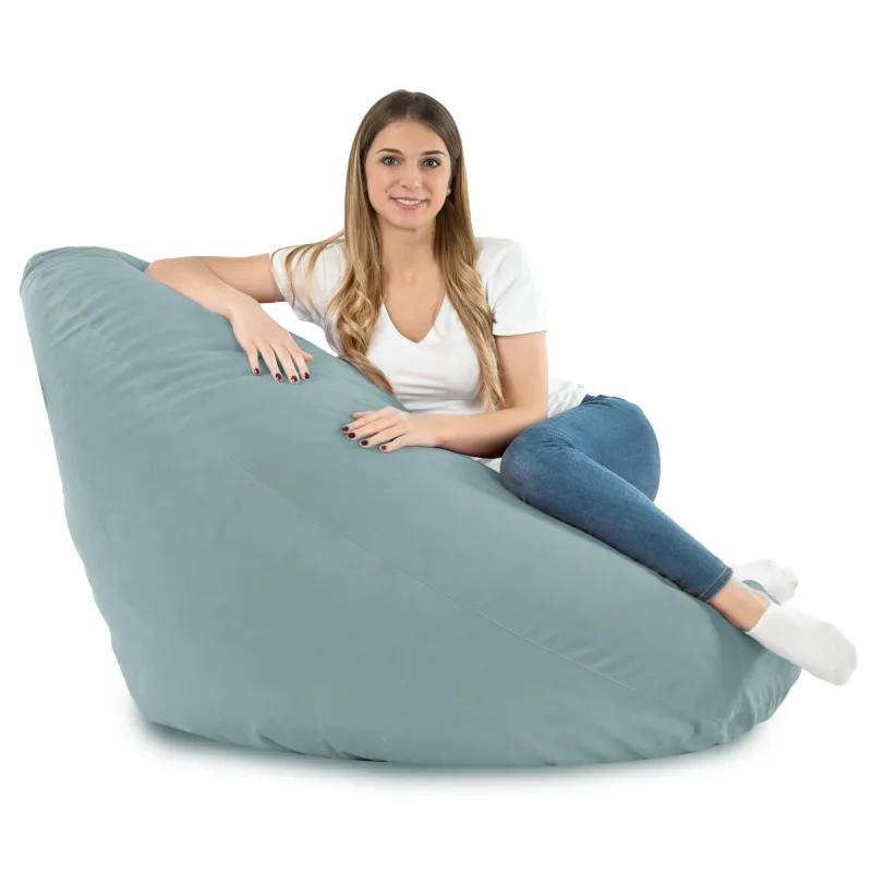 Poltrona Pouf Sacco a Pera XXL Drop - Velluto Soft – vista 43