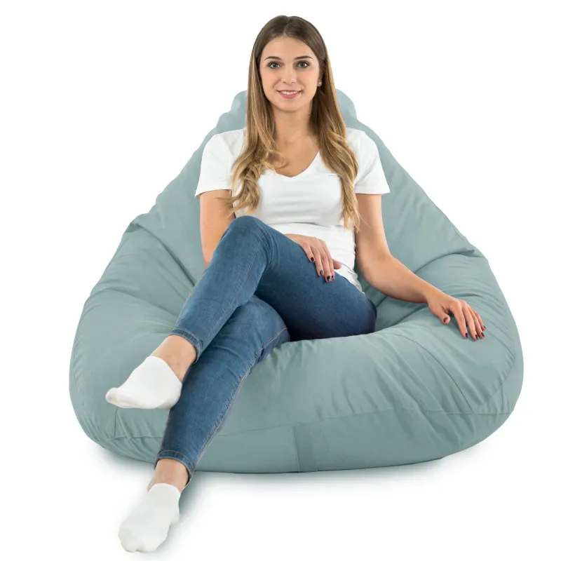 Poltrona Pouf Sacco a Pera XXL Drop - Velluto Soft – vista 63