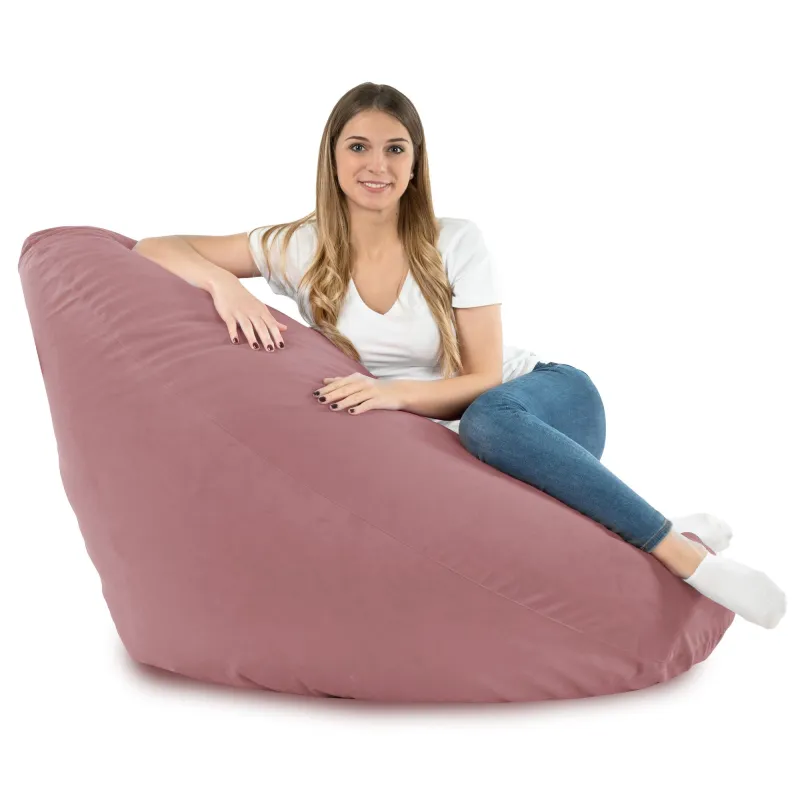Poltrona Pouf Sacco a Pera XXL Drop - Velluto Soft – vista 45
