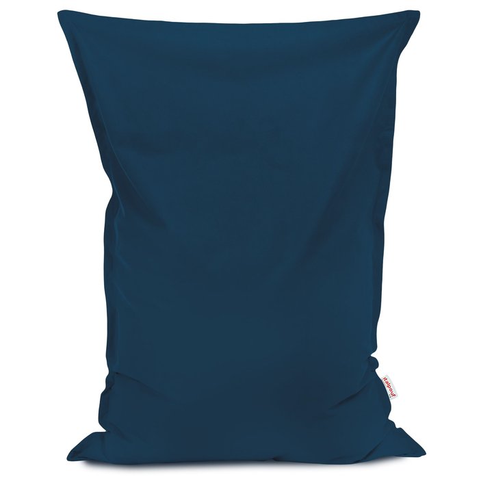 Blu Scuro Cuscino Gigante Morbido Velluto