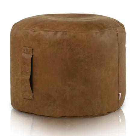 Pouf Rotondo Cilindro - Vera Pelle Premium