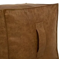 Pouf Cube Carré - Vera Pelle Premium – vista 2
