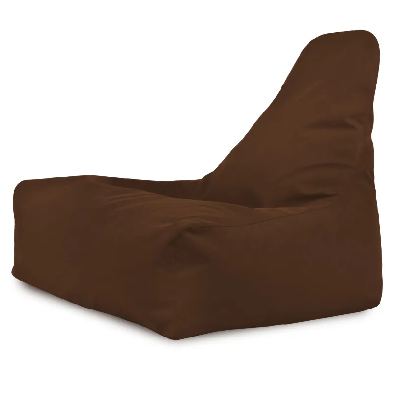 Poltrona Pouf Sacco con Schienale Bali - Velluto Soft