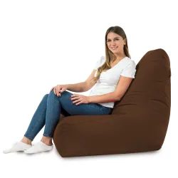 Poltrona Pouf Sacco con Schienale Bali - Velluto Soft – vista 46