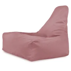 Poltrona Pouf Sacco con Schienale Bali - Velluto Soft